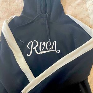RVCA women’s black sweatshirt (hoodie)